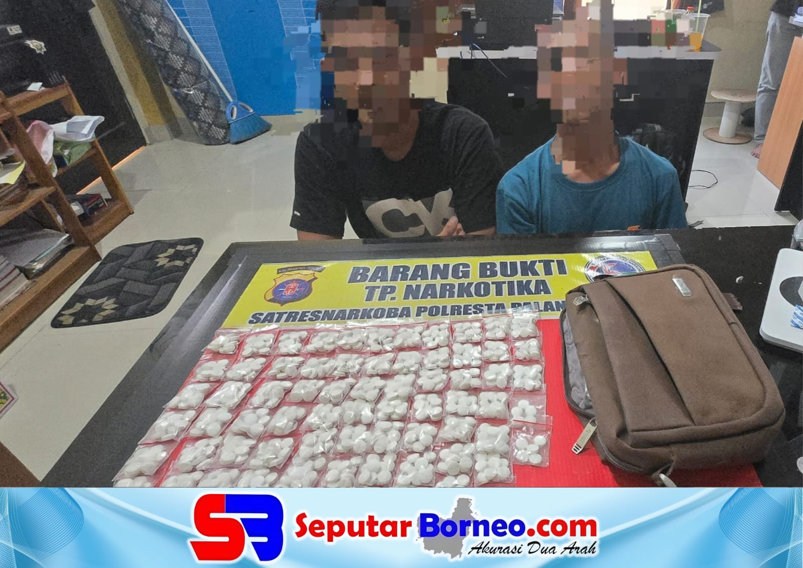 Digerebek di Barak, 940 Butir Obat Diduga Narkotika Diamankan Satresnarkoba Polresta Palangka Raya
