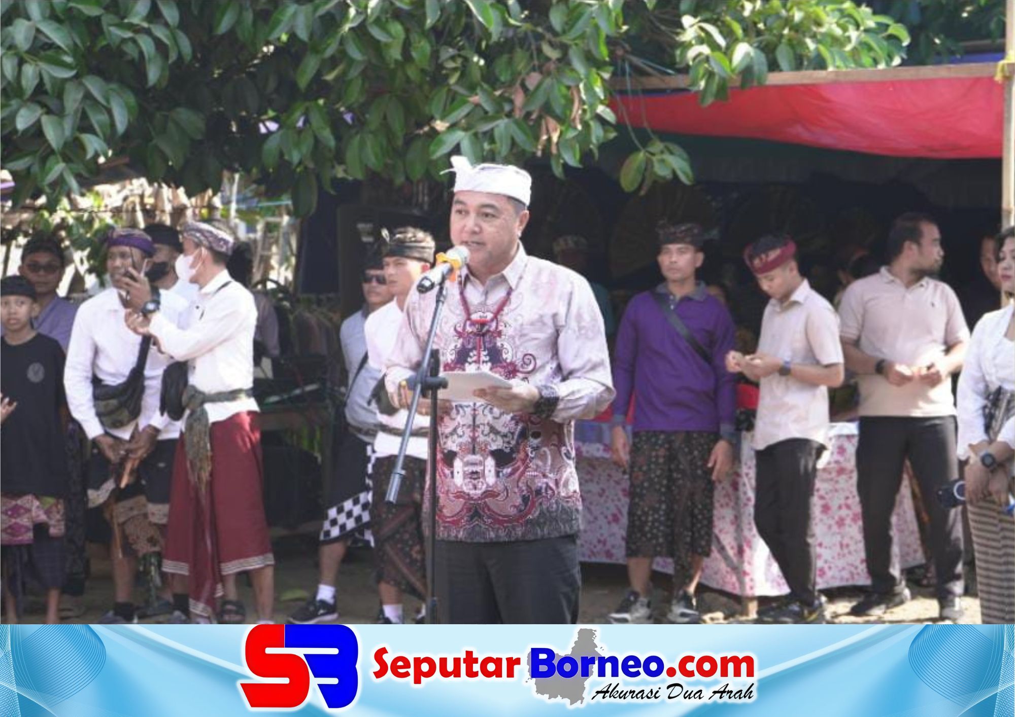 Wabup Kapuas Lepas Bade Ngaben Massal Banjar Merta