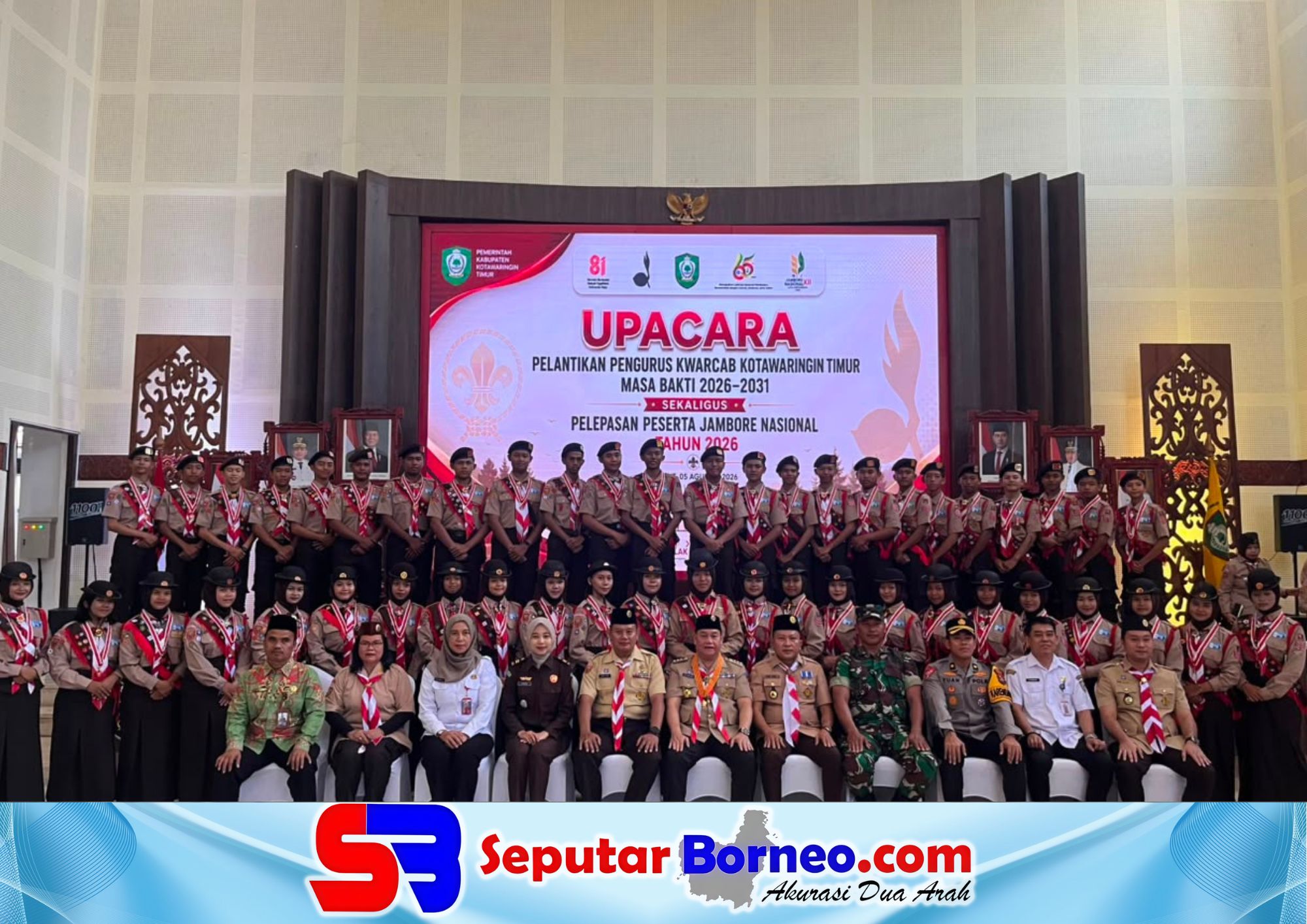 Bupati Kotim Lepas Kontingen Jamnas XII 2026, Ini Pesan Halikinnor