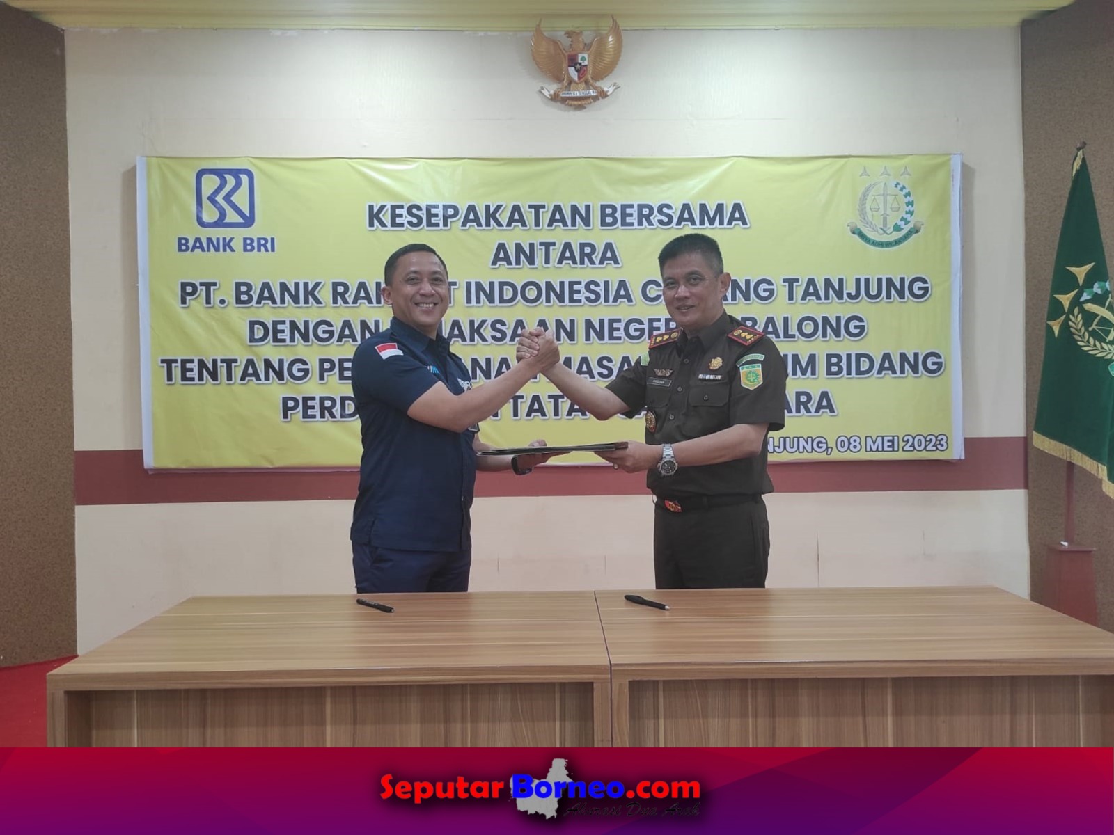 Kejari Tabalong dan BRI Cabang Tanjung Lakukan MoU