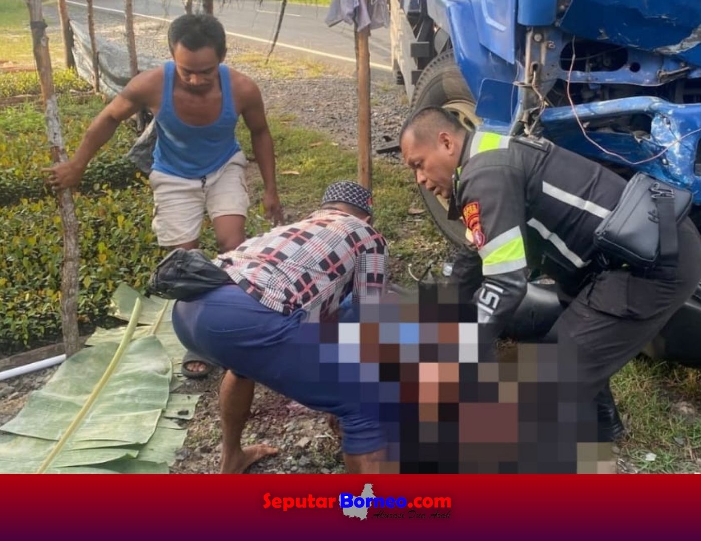 Kecelakaan Maut di Trans Kalimantan, Pengendara Motor Tewas di Tempat