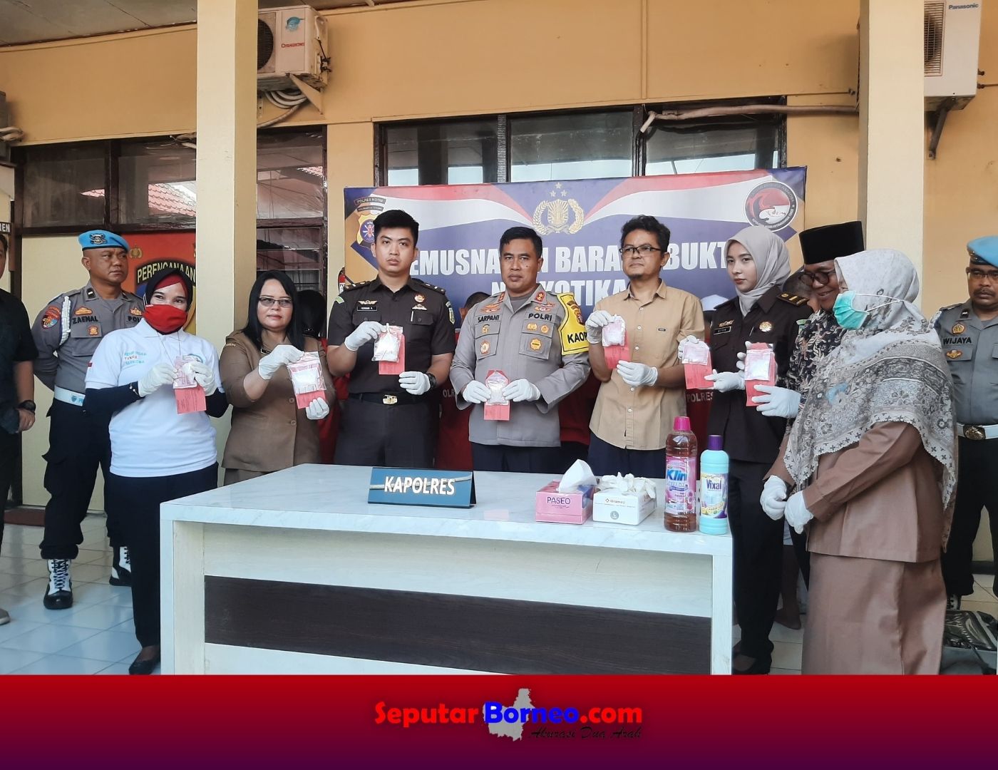 Sabu Senilah Ratusan Juta Dimusnahkan