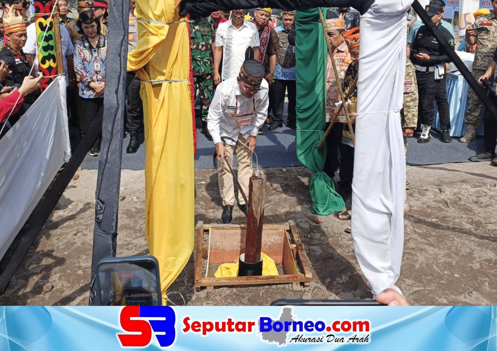 Tonggak Baru Peradaban Dayak, Gubernur Kalteng Mulai Bangun Huma Betang Terbesar di Dunia