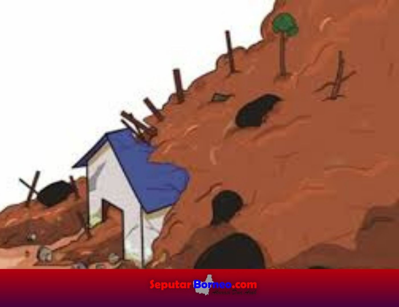 Tidur di Pondok, Dua Penambang Emas Hilang Tertimbun Longsor