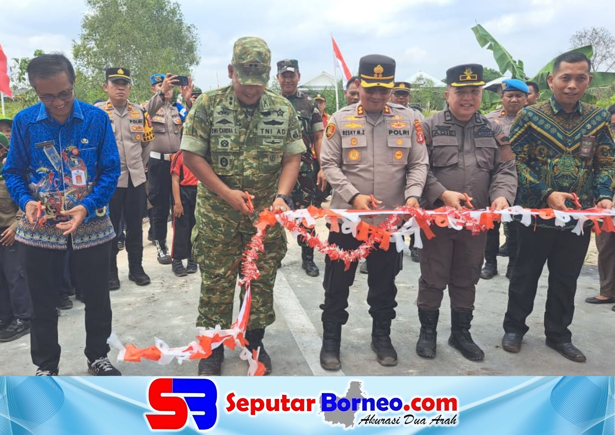 Jembatan Garuda Gantikan Jembatan Darurat di Baamang Barat