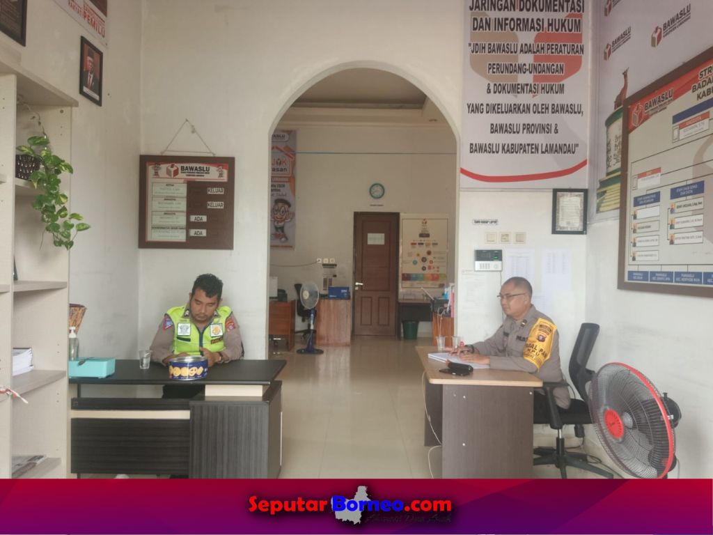 Polres Pengamanan Kantor KPU dan Bawaslu Lamandau