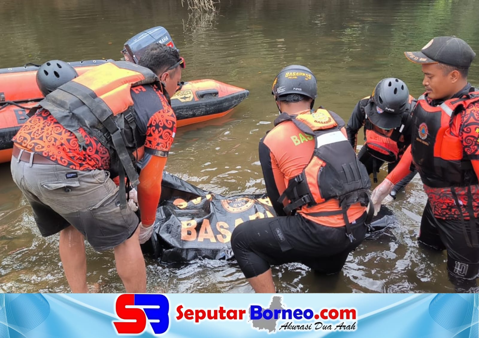 21 Jam Pencarian, Korban Tenggelam di Sungai Bulik Ditemukan