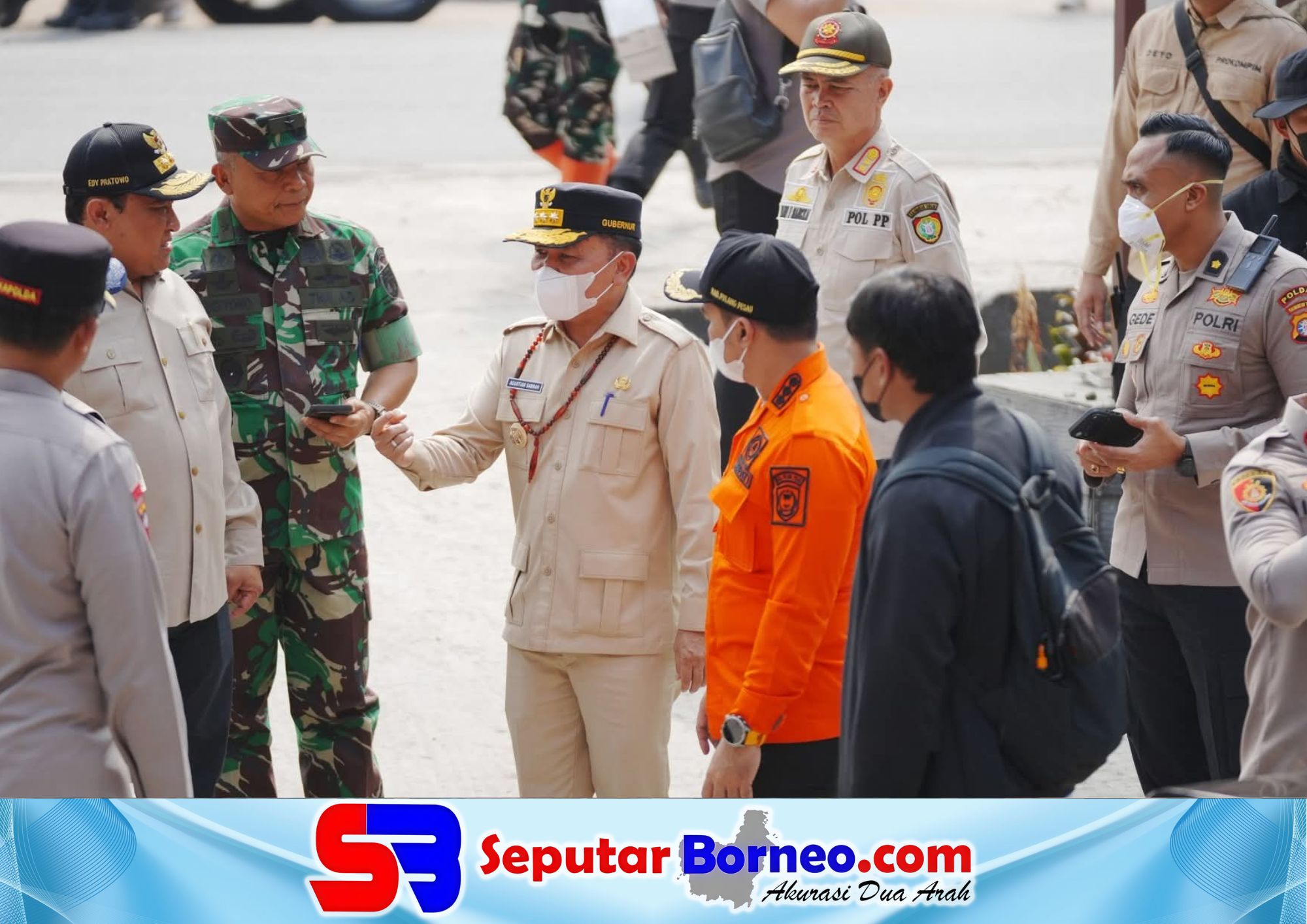 Menko Polkam, Kepala BNPB dan Gubernur Kalteng Tinjau Posko Karhutla di Pulpis