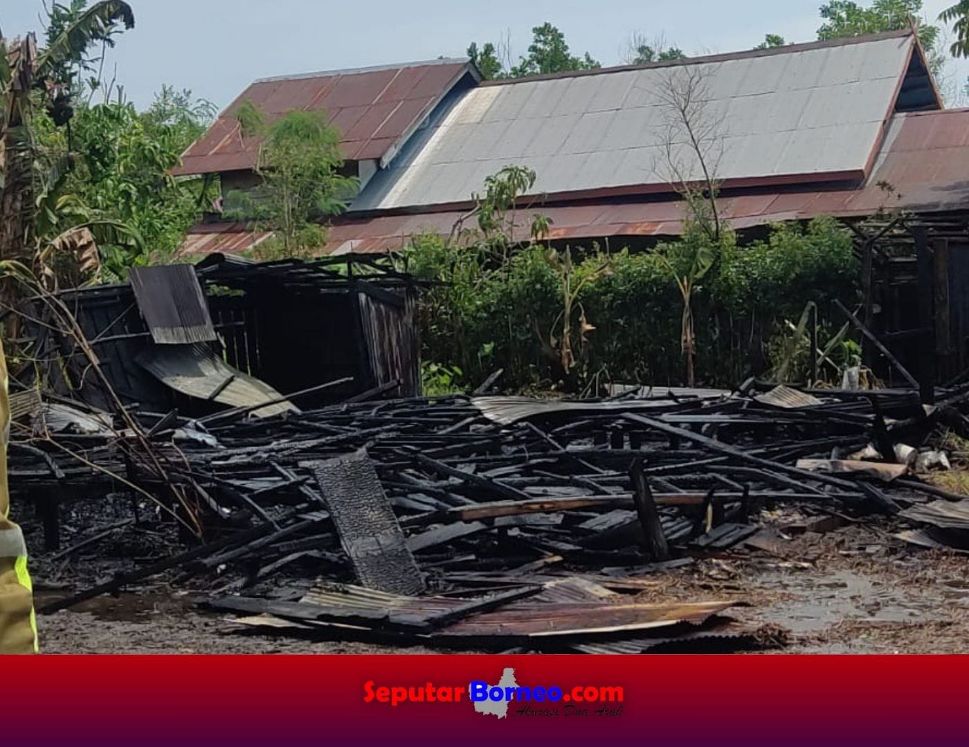 Rumah Kosong di Palangka Raya Ludes Terbakar