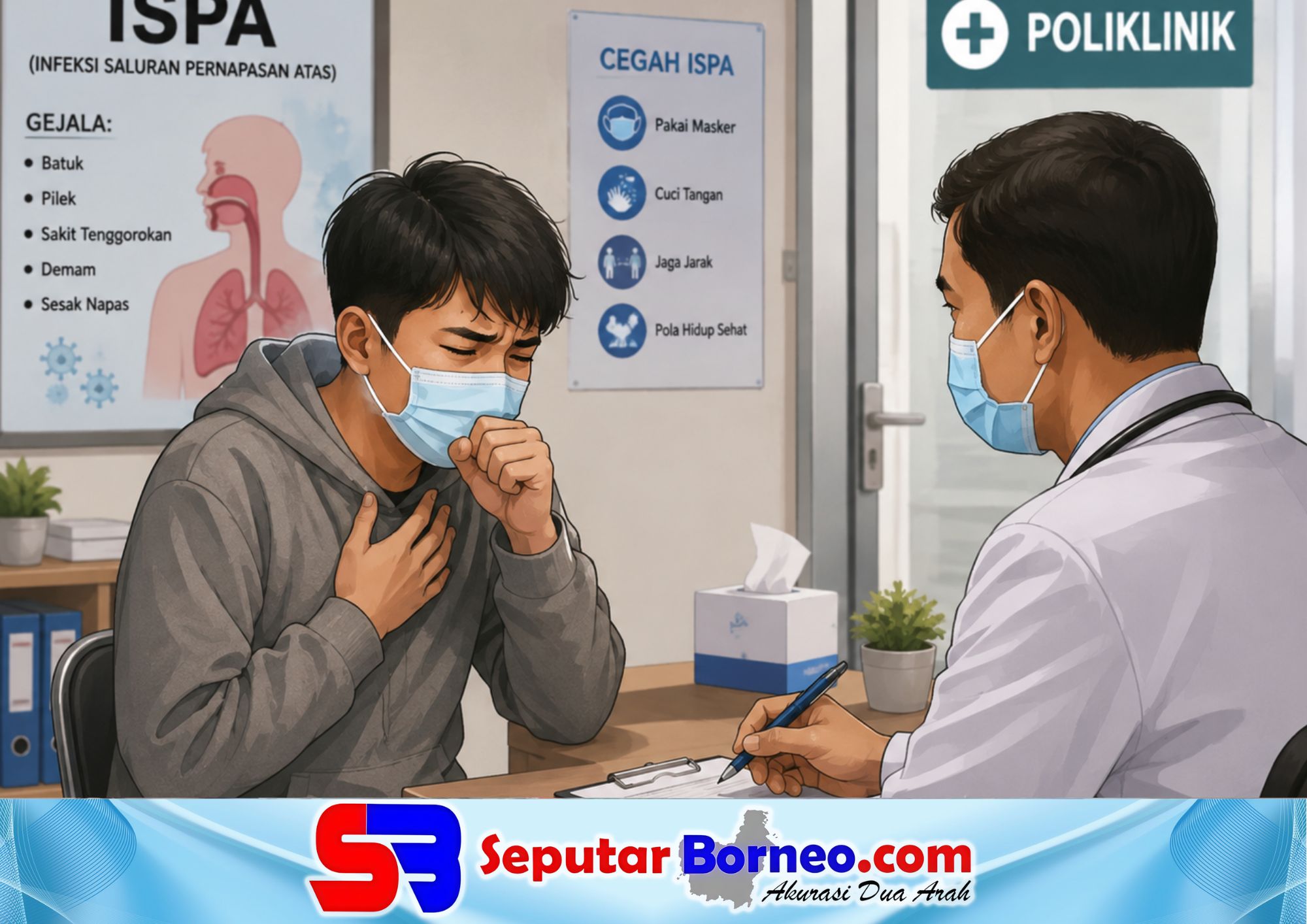 Kasus ISPA di Sampit Melonjak, Juli Capai 154 Pasien