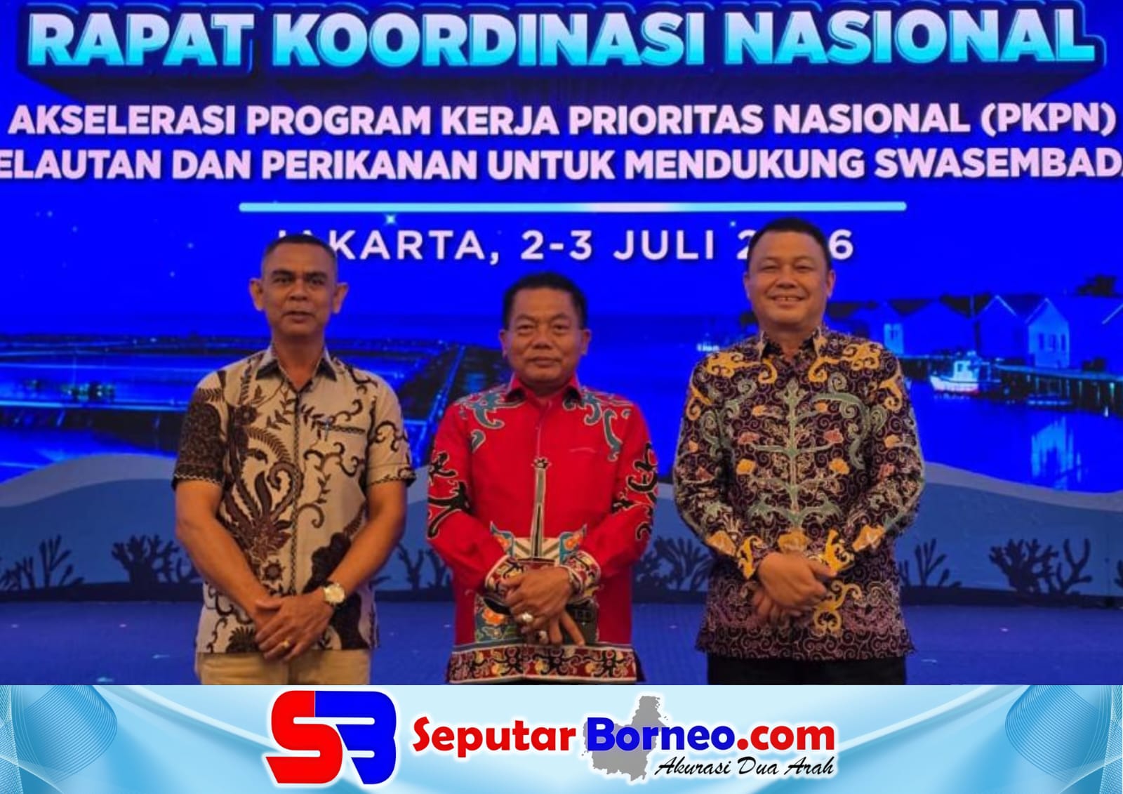 Bupati Kapuas Hadiri Rakornas KKP, Perkuat Sinergi Dukung Swasembada Pangan Nasional