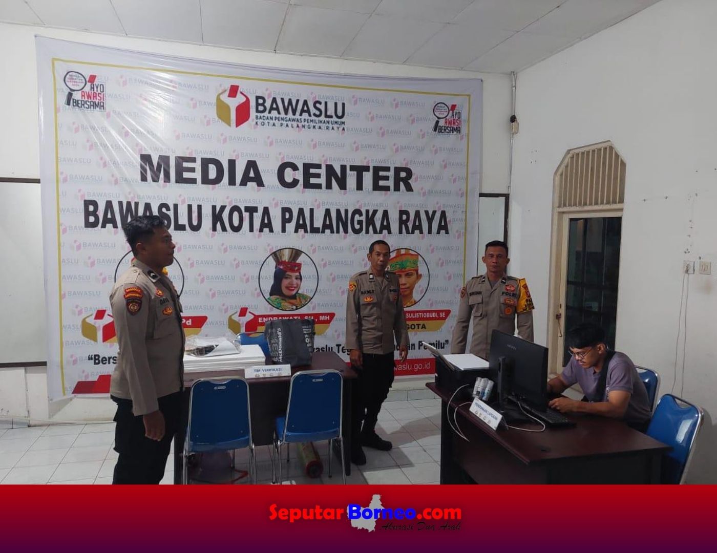 Polisi Perkuat Pengamanan Bawaslu