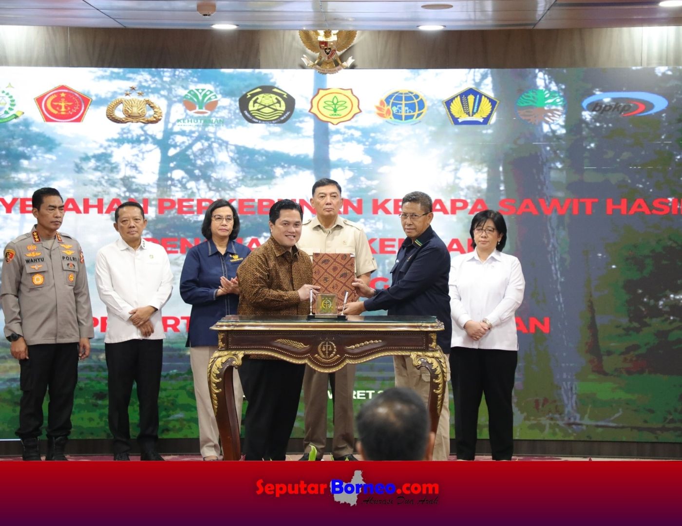 Tim Satgas PKH Serahkan Lahan Sitaan ke Kementerian Keuangan dan BUMN