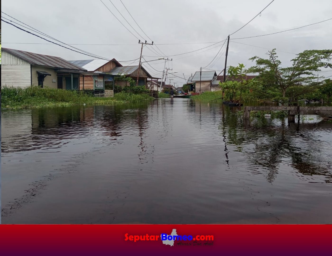 Curah Hujan Tinggi, Sungai Kahayan Meluap dan Empat Wilayah Mulai Tergenang