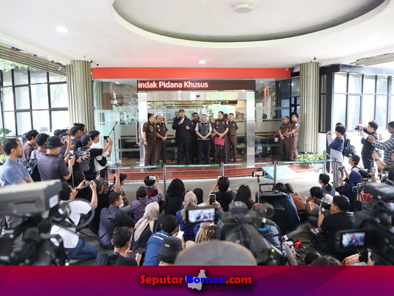 Penyampaian Tim Penyidik tentang pemeriksaan Menteri Pemuda dan Olahraga. (FOTO:ISTIMEWA)