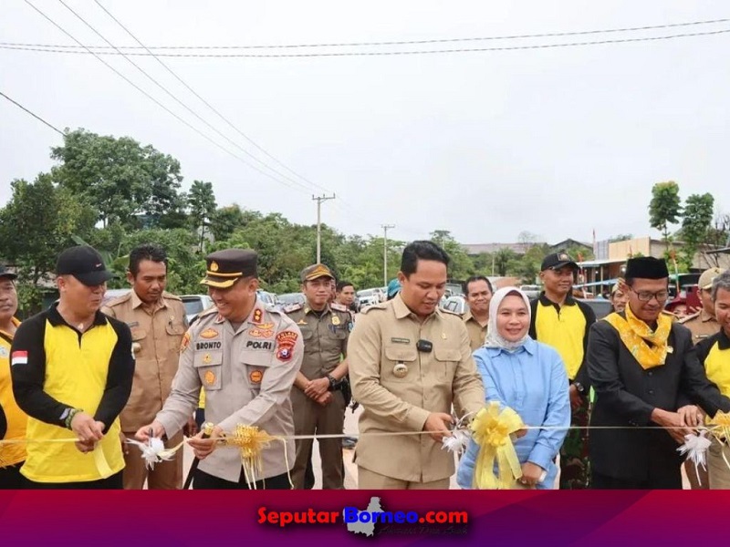 Bupati Lamandau Resmikan Ruas Jalan Perigi-Beruta Sepanjang 10,512 Km