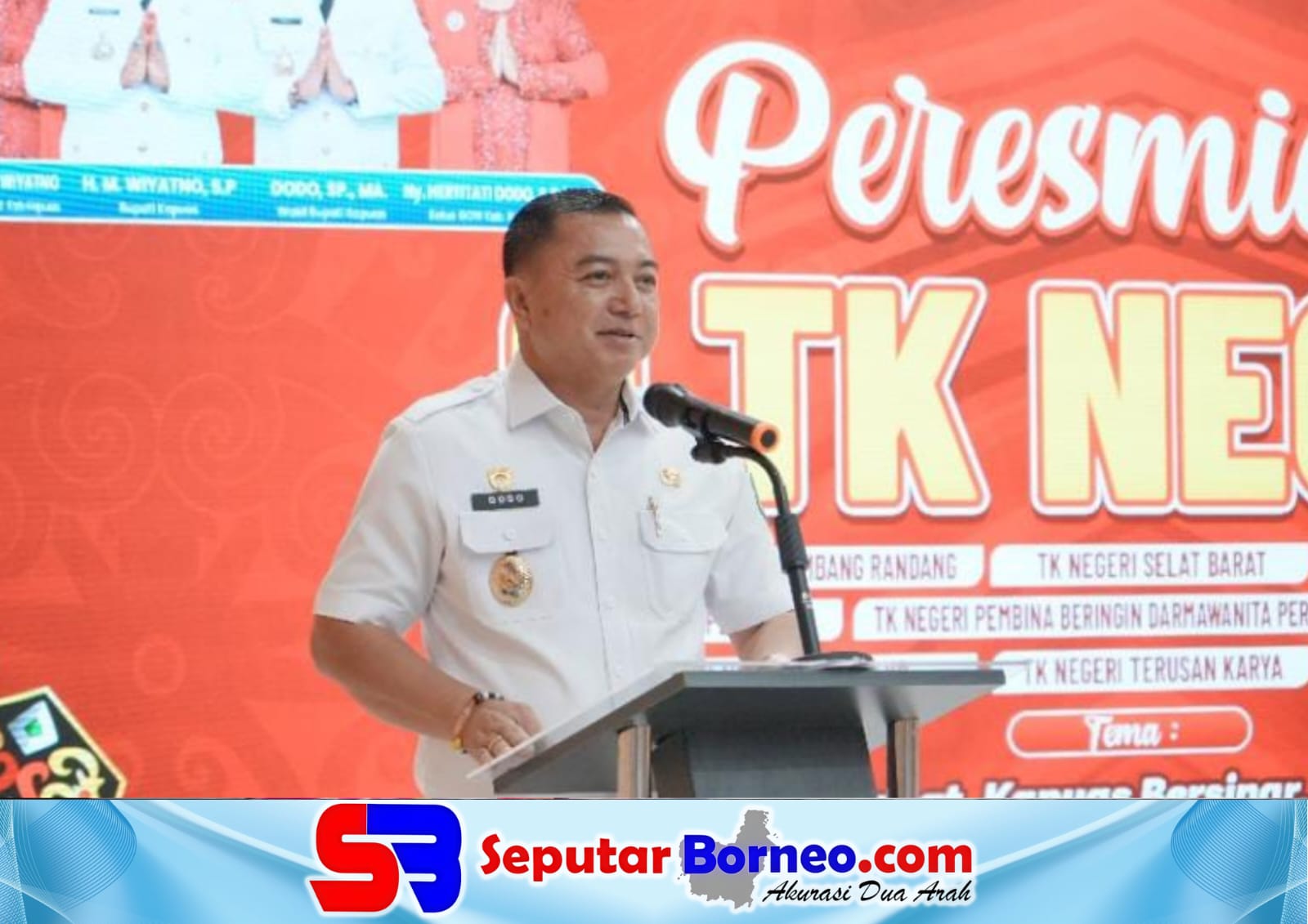 Wabup Kapuas Resmikan TK Negeri, Perluas Akses Pendidikan Anak Usia Dini