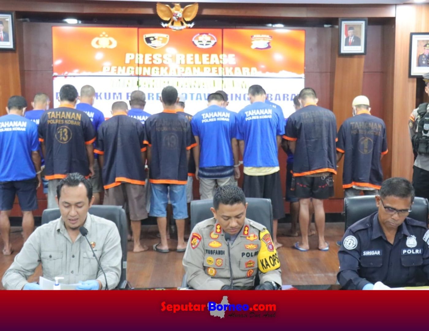 24 Tersangka Pencurian TBS Kelapa Sawit Ditangkap, 2 Orang Positif Narkoba