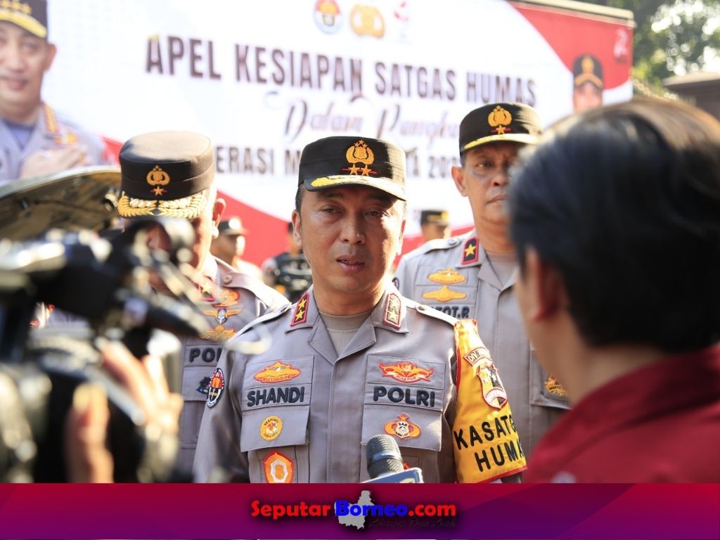 Humas Polri Gelar Pasukan Kesiapan Satgas Humas Dalam Pengamanan Pemilu 2024