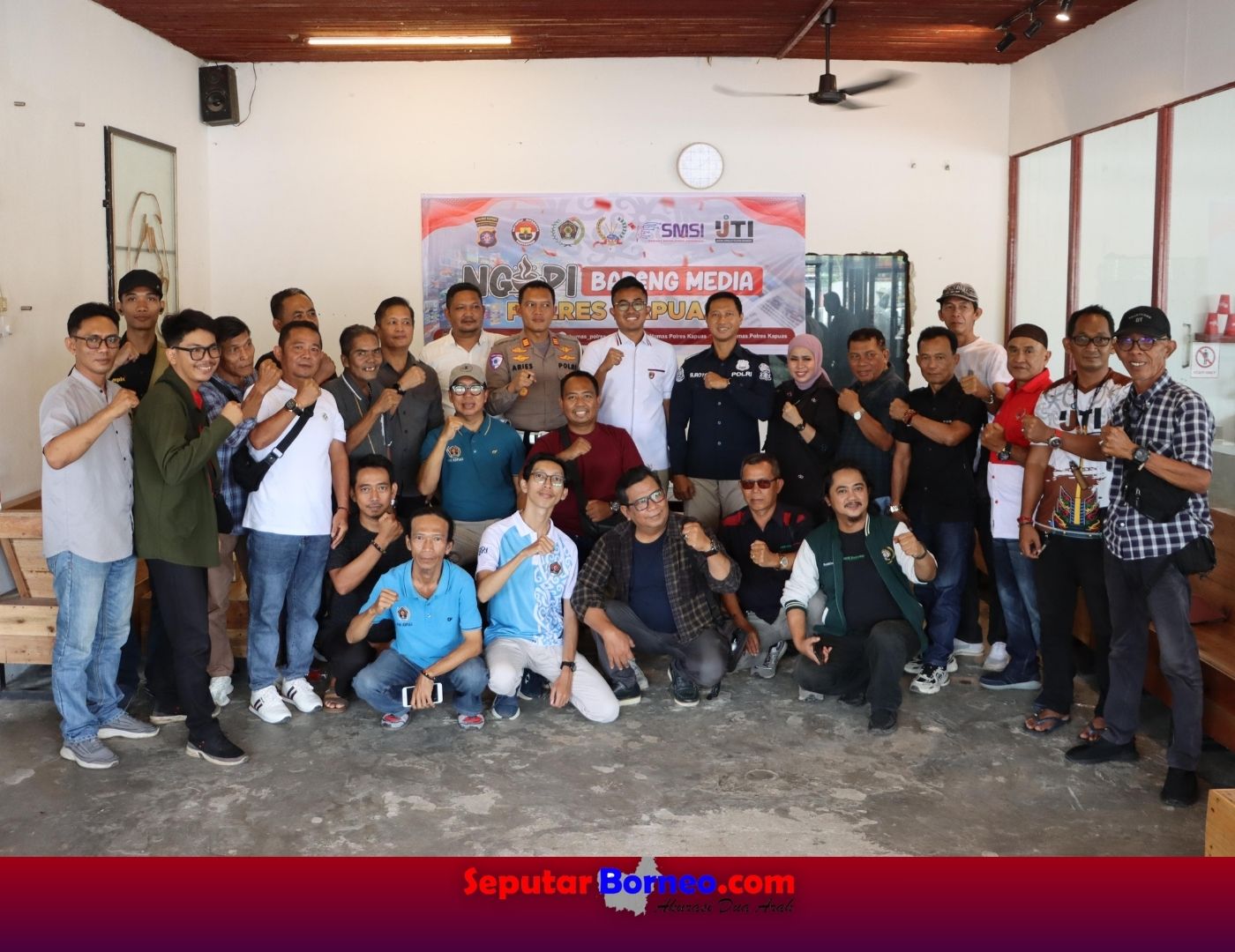 Perkuat Sinergi Informasi Publik, Polres Kapuas Gelar Ngopi Bareng Media