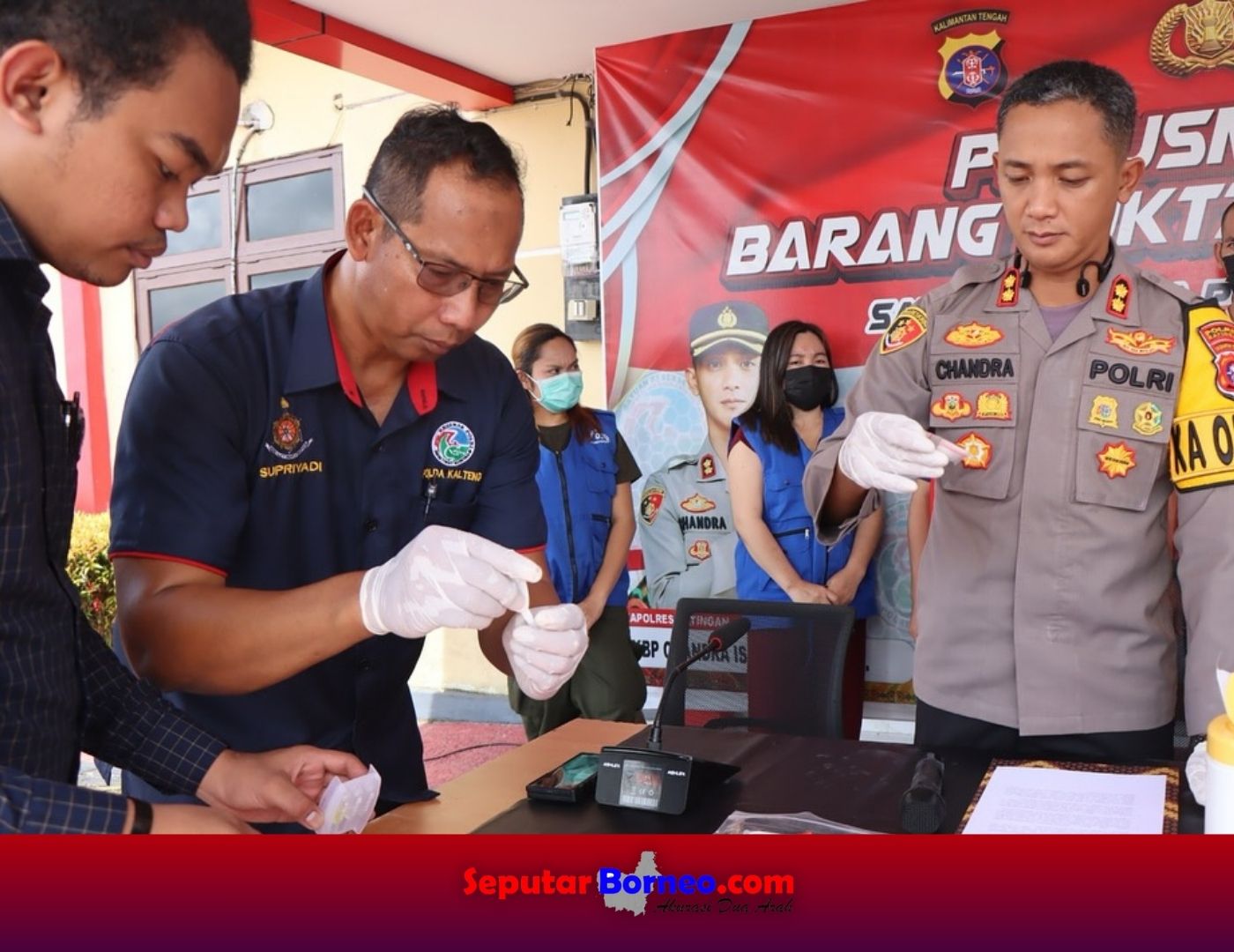 Basmi Peredaran Narkoba, Polres Katingan Musnahkan 158,08 Gram Sabu