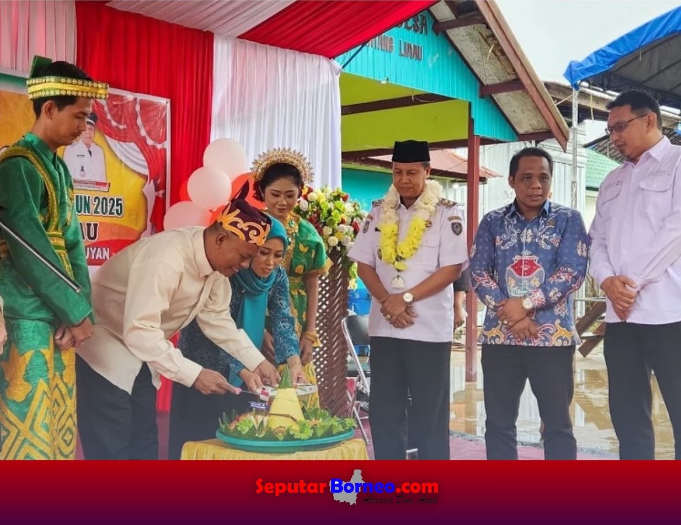 Wakil Bupati Seruyan, H Supian menghadiri acara syukuran Hari Ulang Tahun ke-83 Desa Pematang Limau. (FOTO:DISKOMINFO)