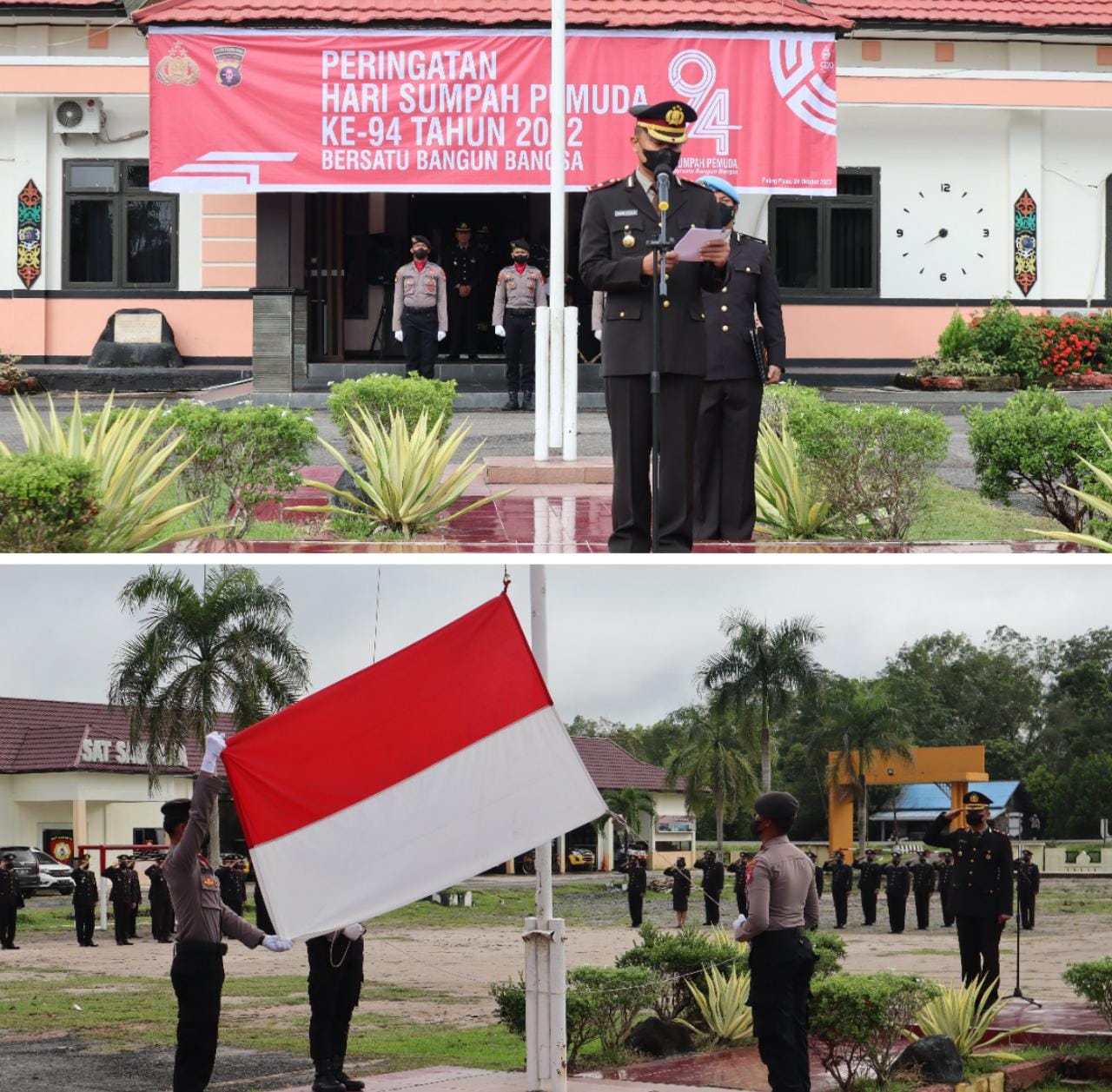 Polres Pulang Pisau Gelar Upacara Peringatan Hari Sumpah Pemuda Ke-94 