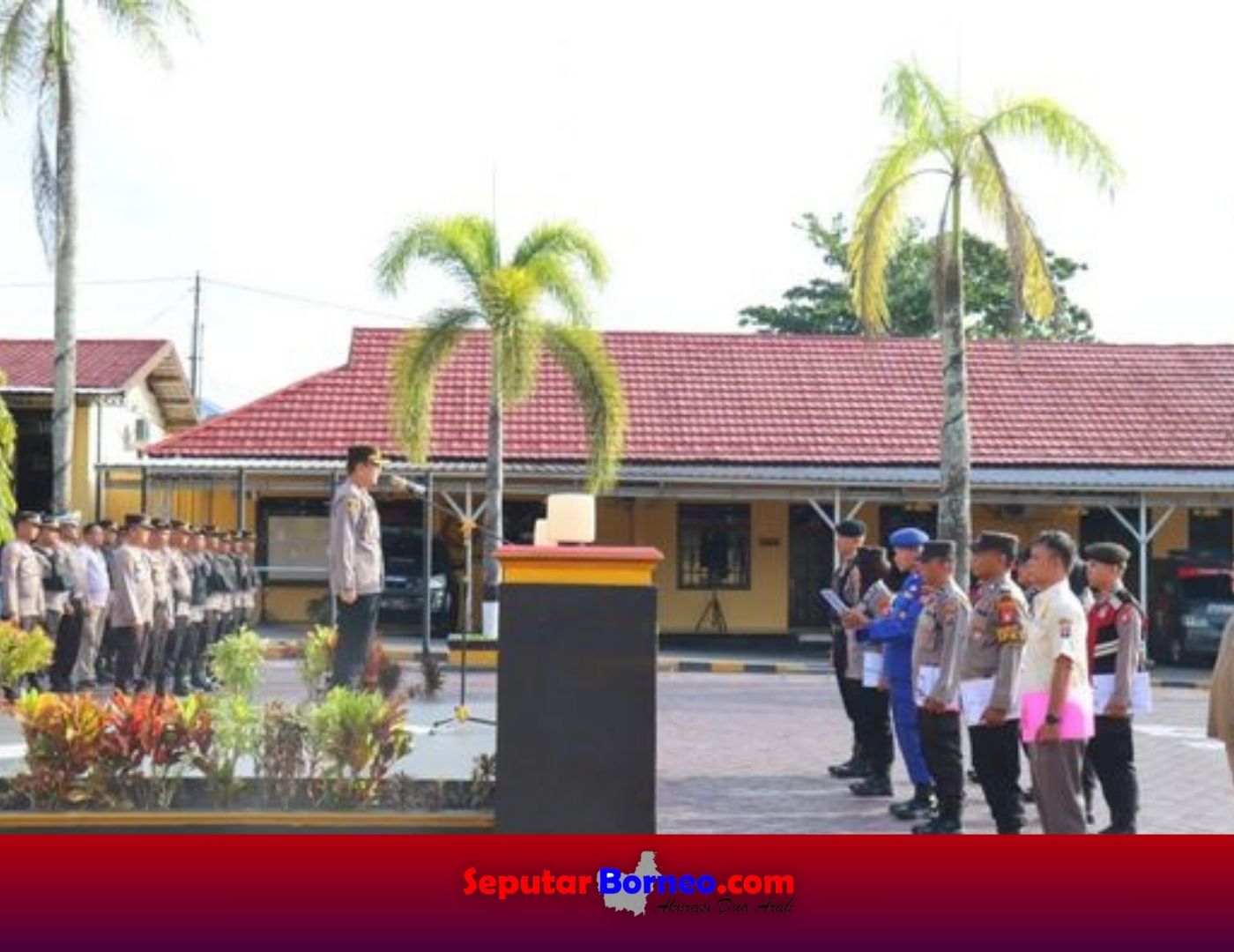 Apel Siaga, Wakapolres Kobar Imbau Personel Tetap Semangat Dalam Bertugas