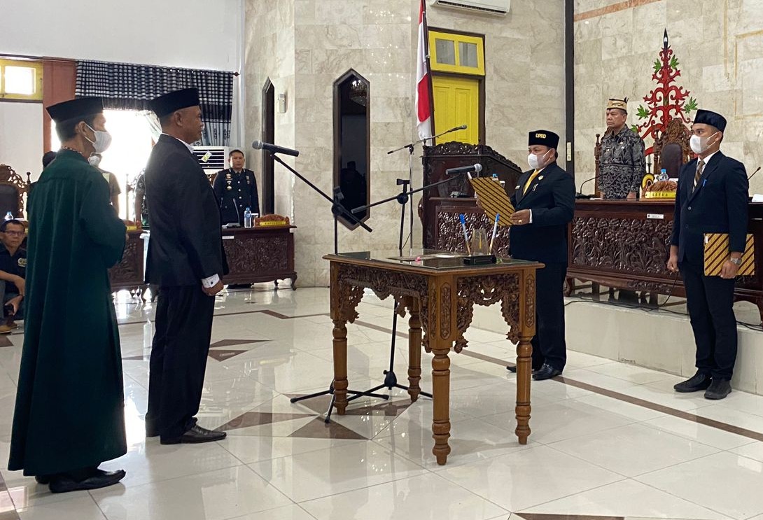 Lantik Anggota DPRD Kapuas, Ini Pesan Ketua DPRD Kapuas