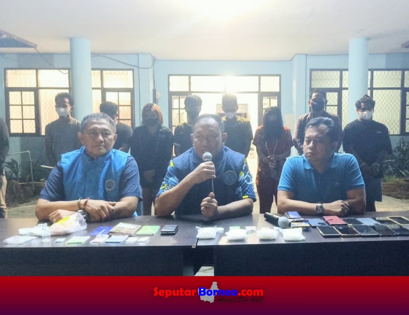 BNN Kalteng Bongkar Jaringan Narkoba Lintas Provinsi di Sampit, 8 Tersangka Diamankan