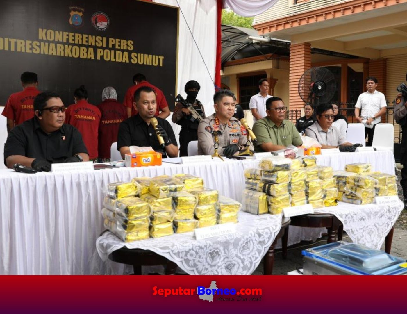 Polisi Berhasil Gagalkan Peredaran 100 KG Sabu Dalam Bungkus Kopi