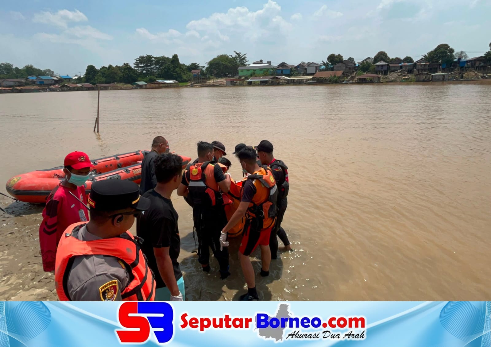 11.20 WIB Jadi Akhir Pencarian, Bocah 12 Tahun Ditemukan Tak Bernyawa di Sungai Kahayan