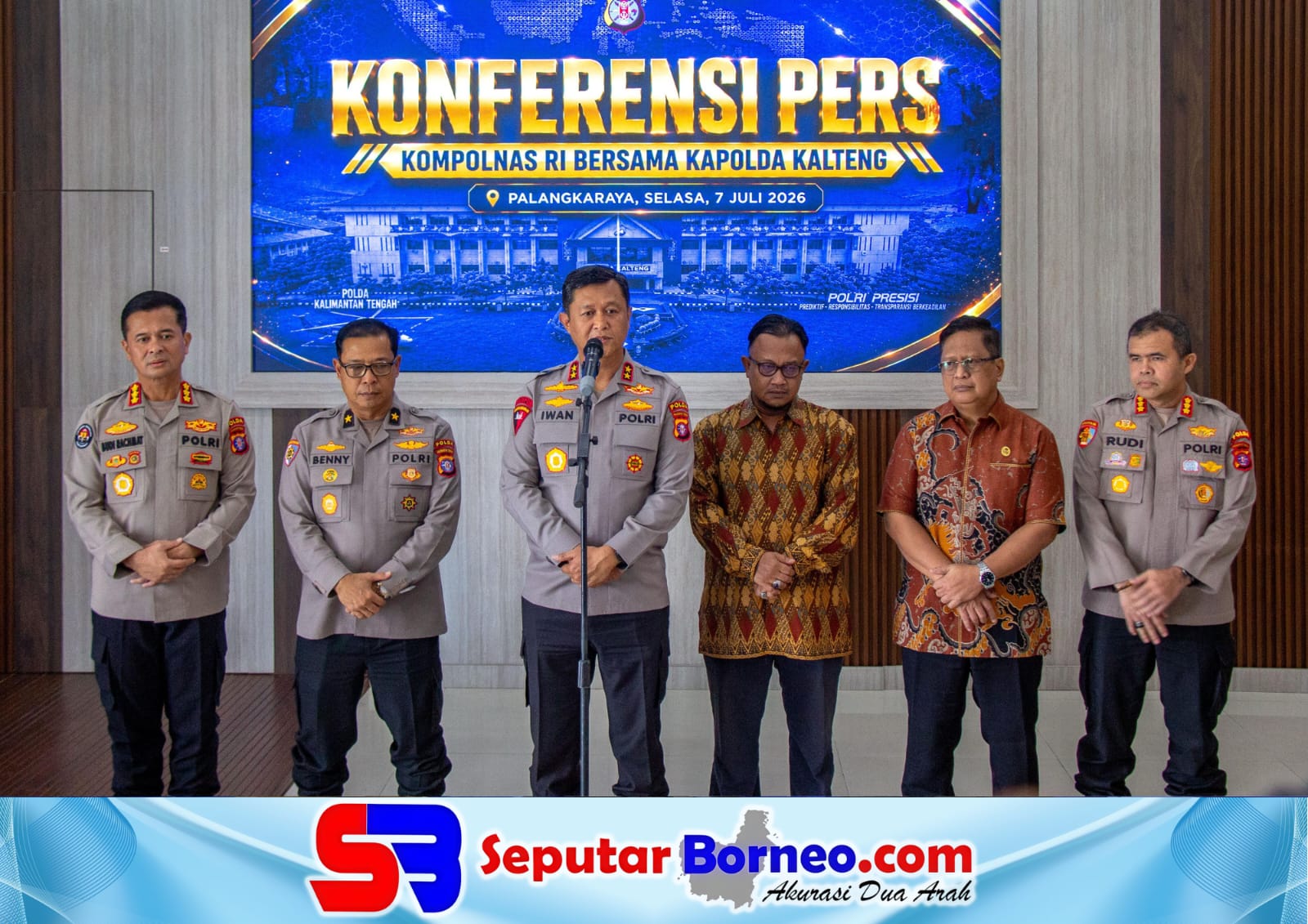 Kapolda Kalteng Beberkan Detik-Detik Penyerangan Brutal Tewaskan Tiga Polisi di Katingan