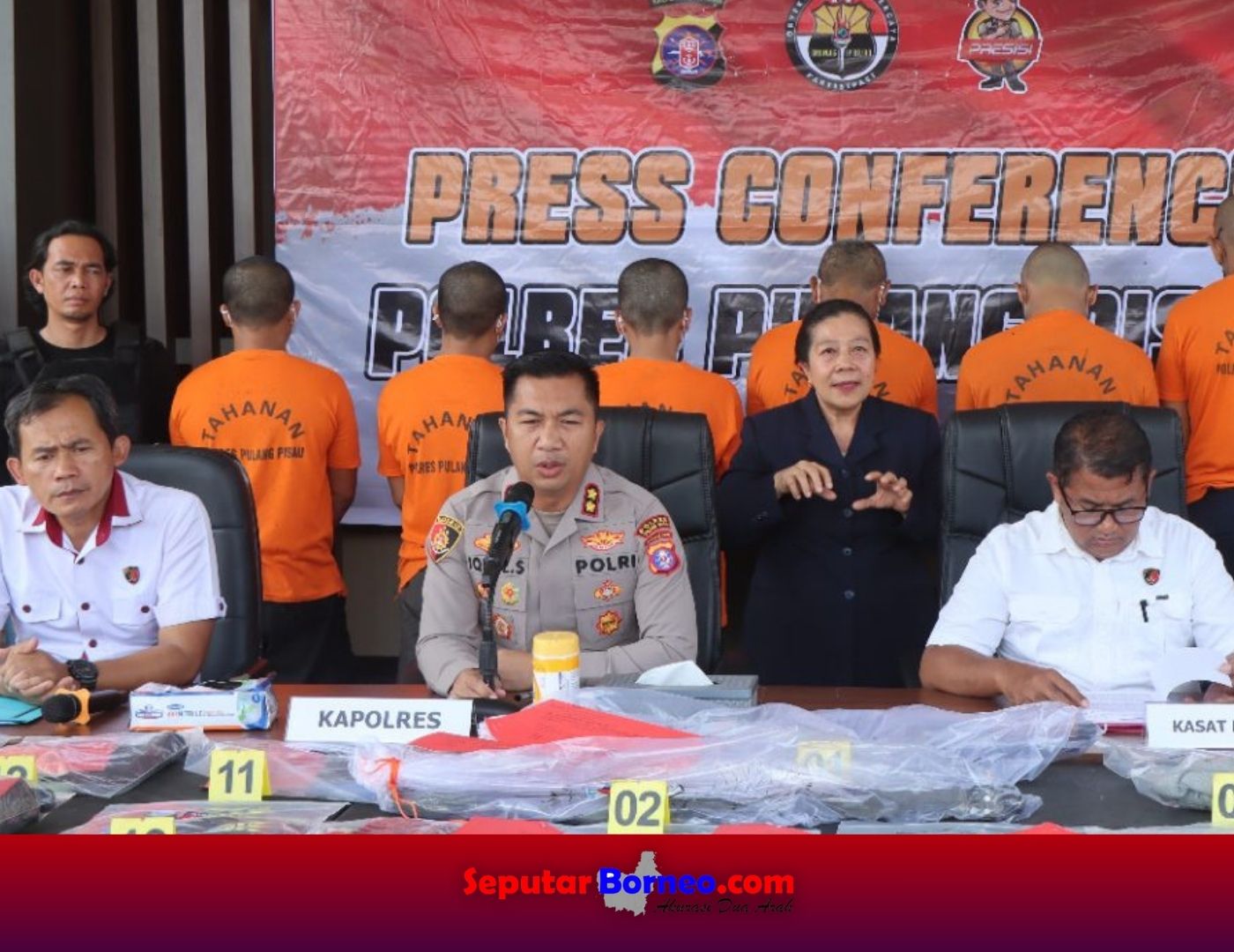 Pengedar di Dua Desa Dibekuk, Polres Pulpis Amankan Empat Tersangka dan 24,21 Gram Sabu