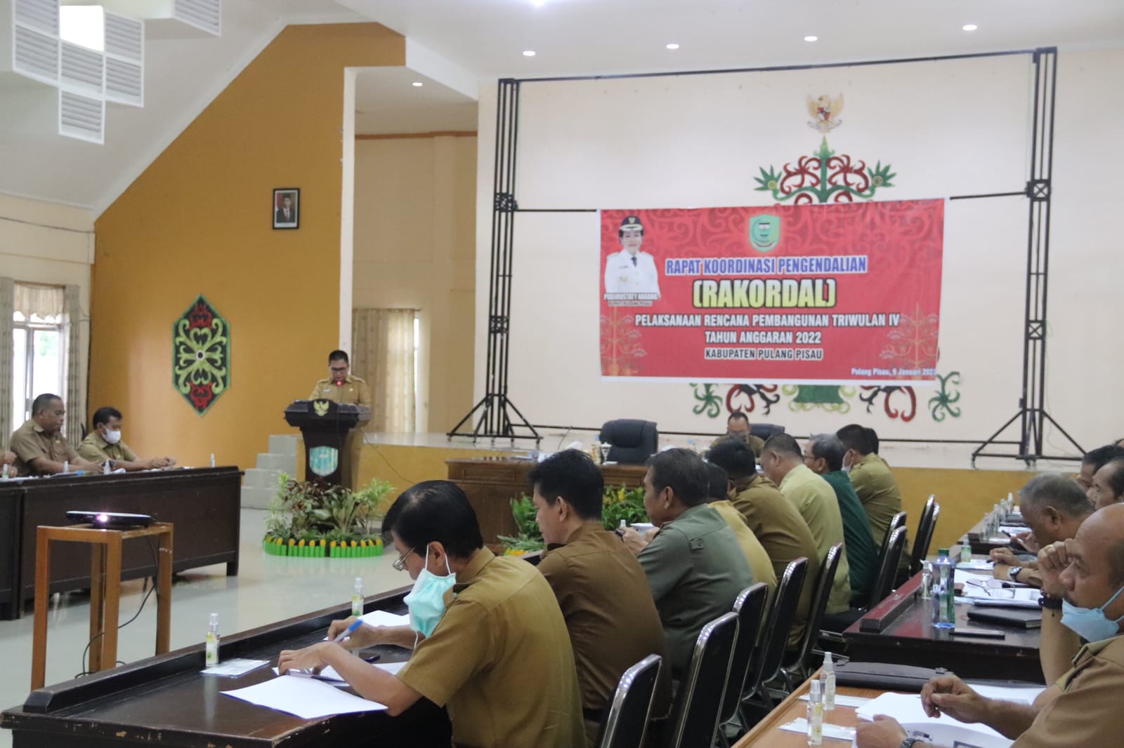 Sekda Pulang Pisau Buka Rakordal Triwulan IV