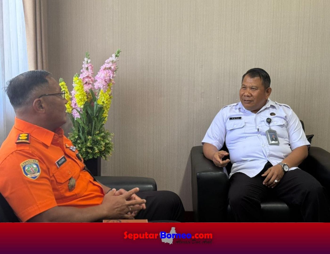 Kakanwil Ditjenpas Kalteng Terima Kunjungan Silaturahmi Kepala Basarnas Palangka Raya