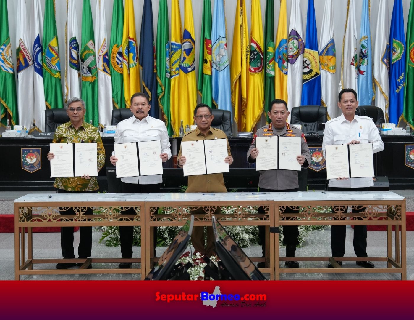 Kemendagri, Kejagung, Polri, KPK dan BAPPISUS Komitmen Perkuat Pengawasan Perizinan Daerah