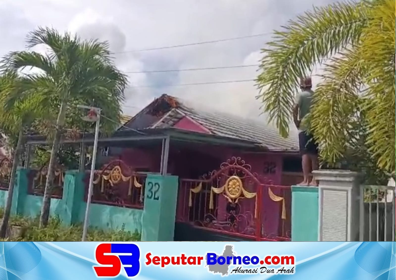 Diduga Korsleting Listrik, Rumah Kosong di Wengga Jaya Agung Hampir Ludes Terbakar