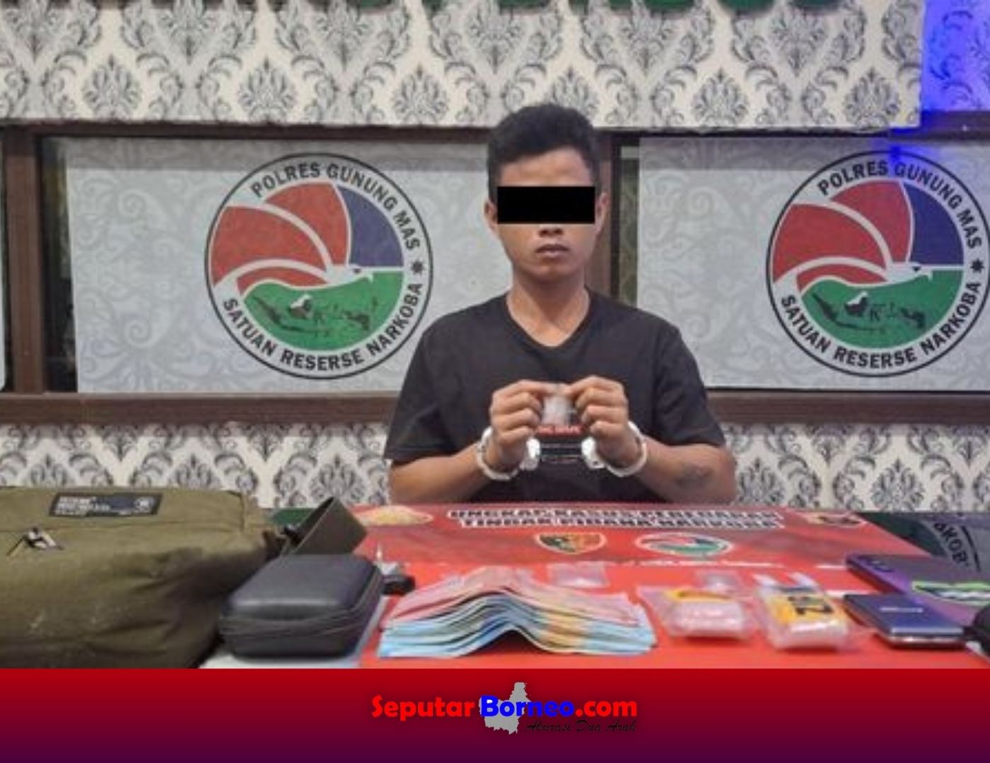 Resahkan Masyarakat, Pengedar Sabu di Kuala Kurun Dibekuk Satresnarkoba 