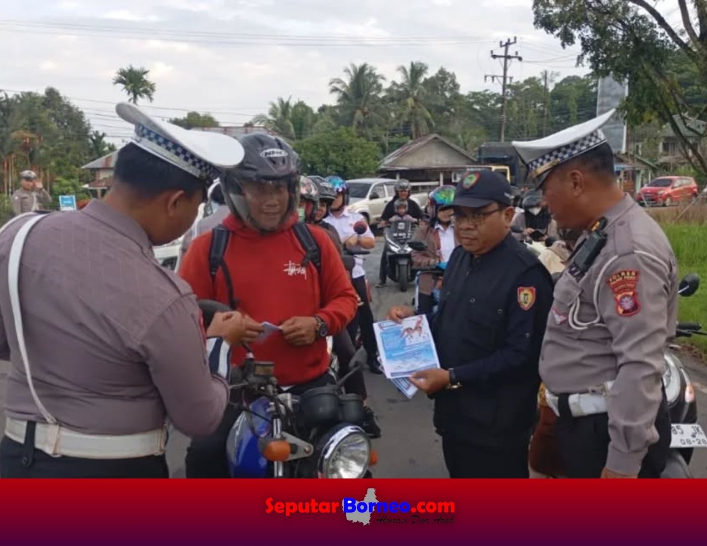 Satlantas Polres Pulpis dan UPTPPD Gelar Razia Gabungan, Dorong Tertib Pajak dan Lalu Lintas