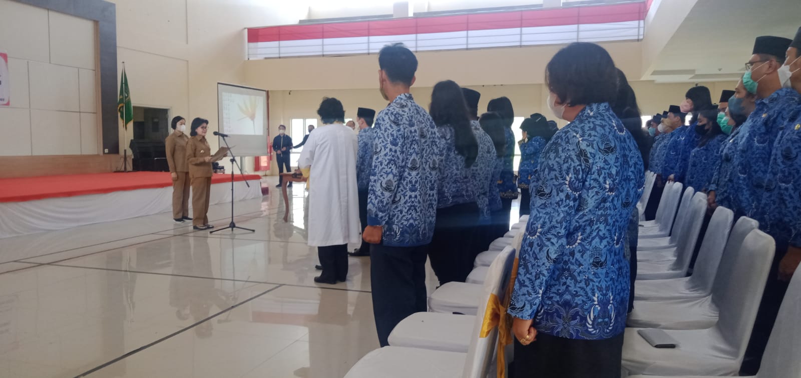 Bupati Pulang Pisau Pimpin Pengambilan Sumpah Janji PNS