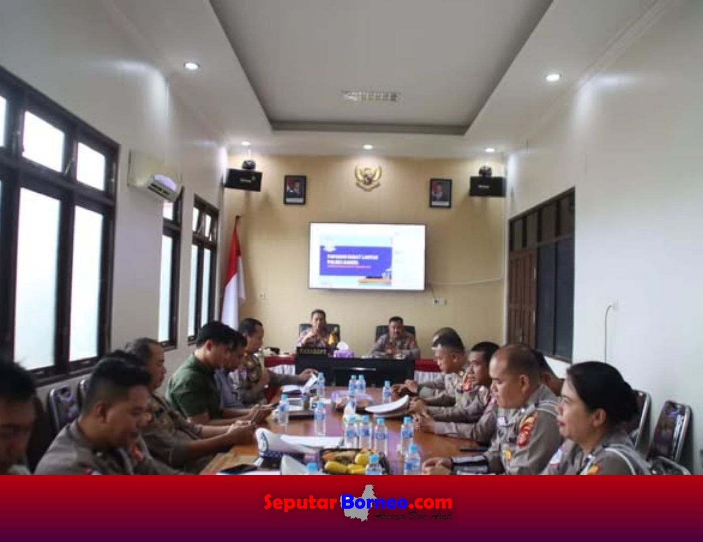 Hadapi Operasi Keselamatan Tahun 2025, Polres Barsel Gelar Latpraops