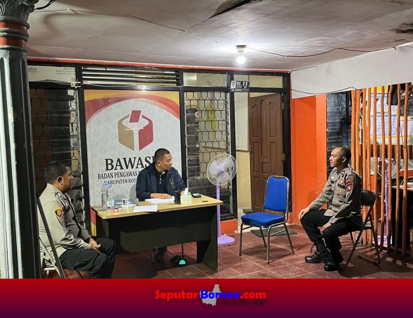 Kapolres Kobar Cek Personel PAM KPU dan Bawaslu