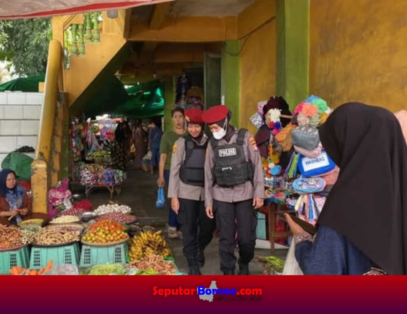 Jaga Kondusifitas, Polwan Polres Kobar Intensifkan Patroli