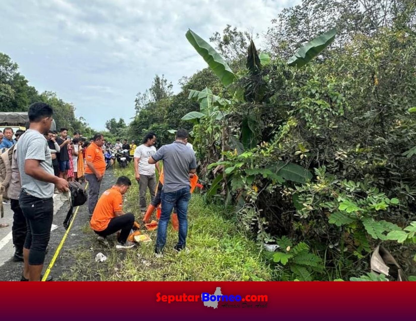 Heboh! Mayat Perempuan Ditemukan di Pinggir Jalan Trans Kalimantan Desa Garung