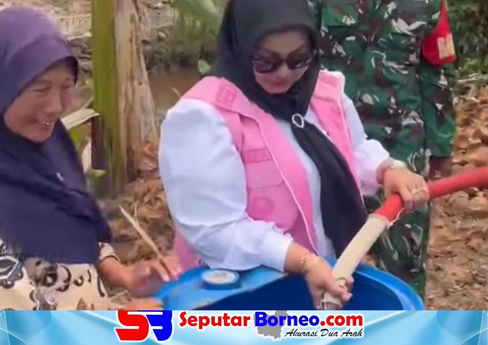 Wakil Bupati Kotim Irawati meninjau Pemeriksaan Kesehatan Gratis dan Distribusi Air Bersih