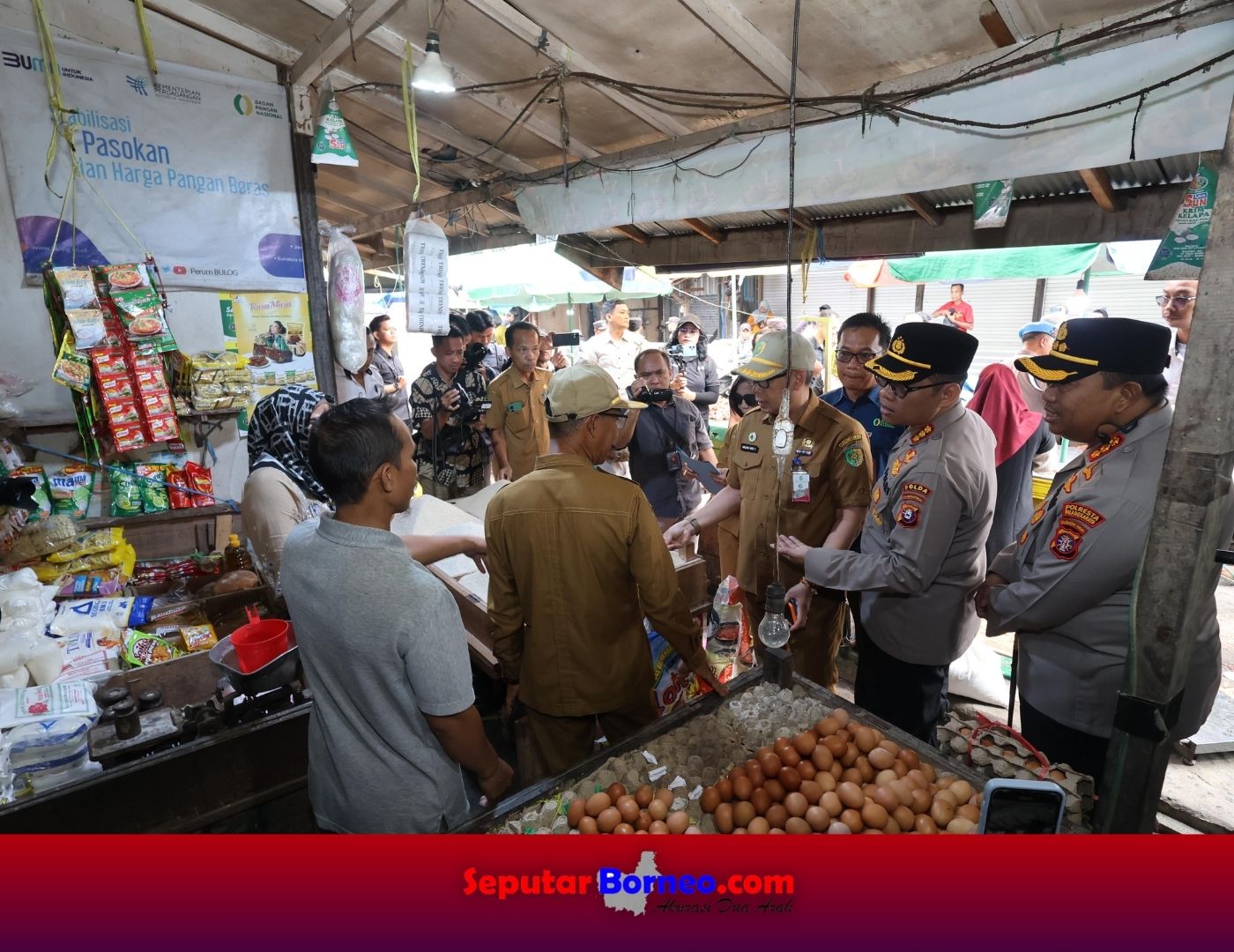 Jelang Idul Adha, Polda Kalteng Sidak Pasar Tradisional