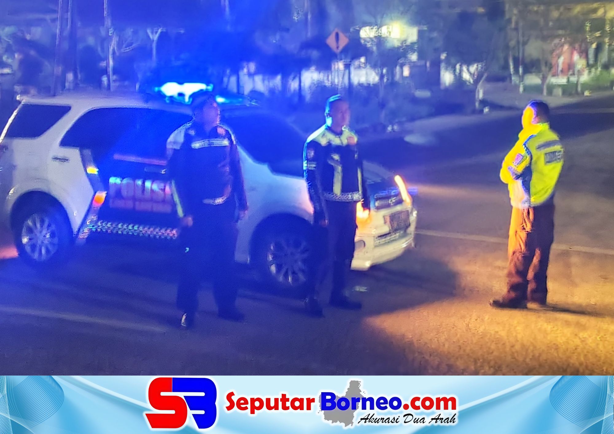 Cegah Kecelakaan Akibat Kabut Asap Karhutla, Kompol Hermanto Bubarkan Balapan Liar