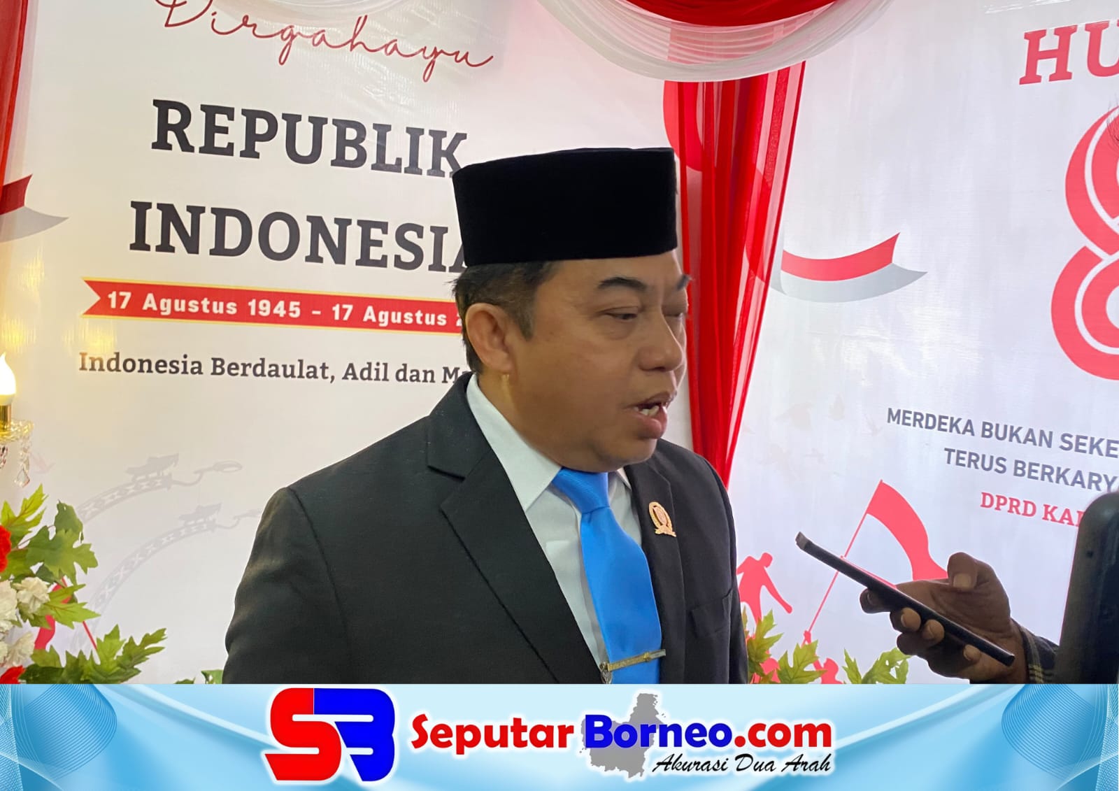 HUT RI ke-81, Ketua DPRD Kotim Ajak Warga Kompak Cegah Karhutla