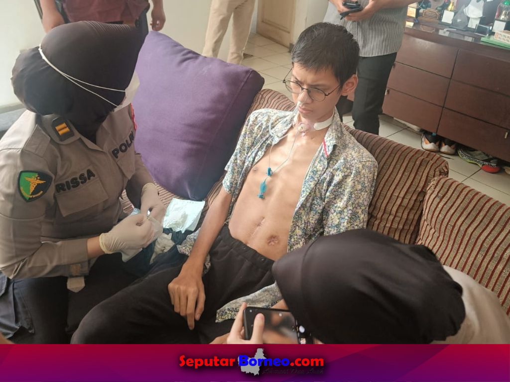 Uluran Tangan Kapolri Kepada Mahasiswa Korban Jeratan Kabel Optik
